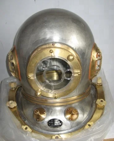 High quality professional brass and copper diving helmet