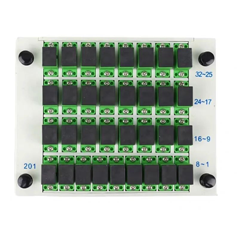 
FTTH sc/apc 1*32 plug-in splitter insert card type 