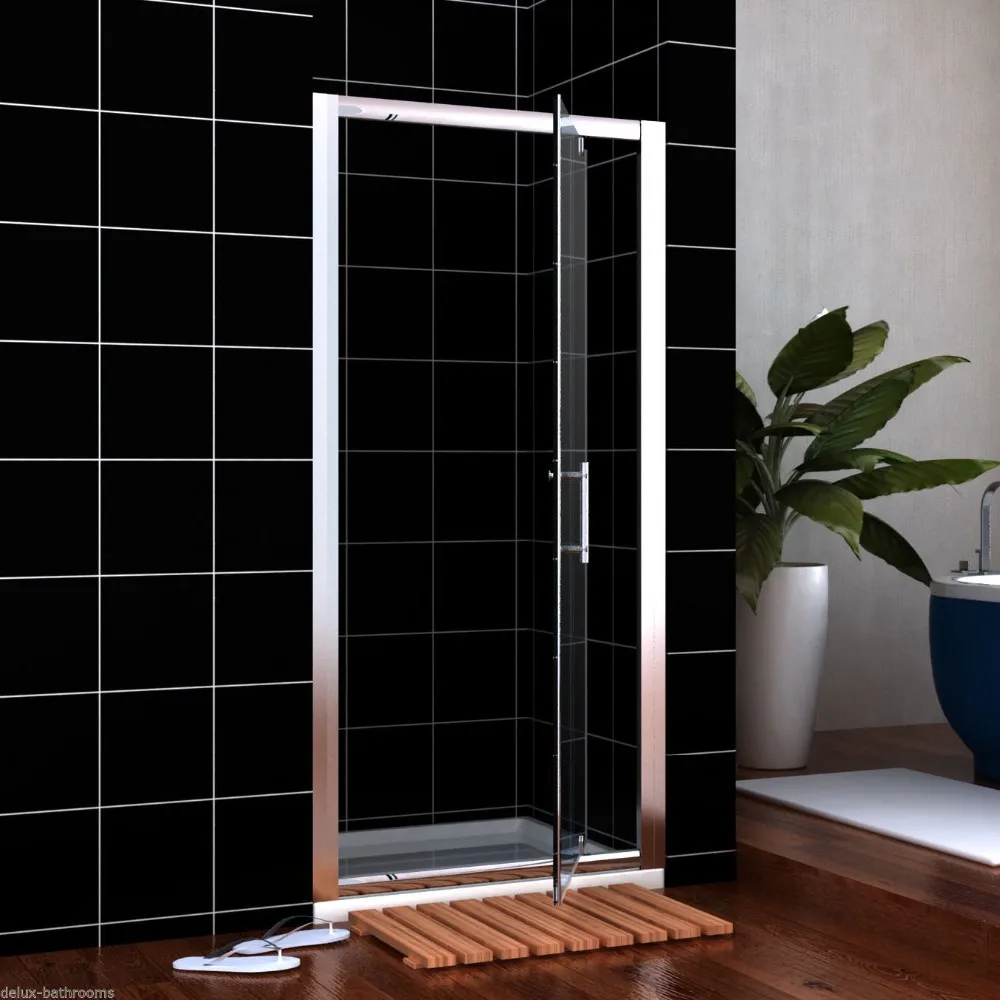 
smart bathroom furniture safty glass shower unit frameless glass shower door with clean seal strip hotel glass shower panel 