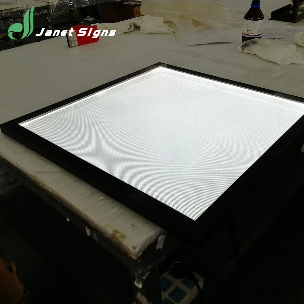 
High quality Aluminum frame magnetic slim led light box Lobby Advertising 