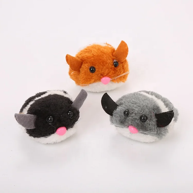 
customized Cute Shaking plush Cat Mouse Toy Cotton Catnip Cat Toy 