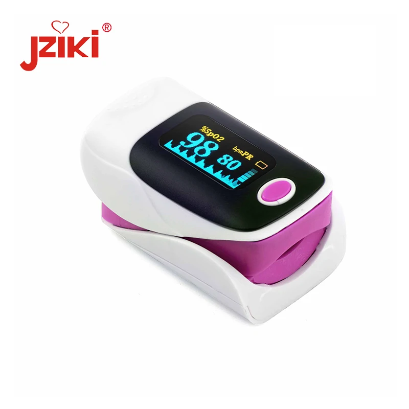 Medical Diagnostic OLED display fingertip pulse oximeter Handheld spo2 sensor