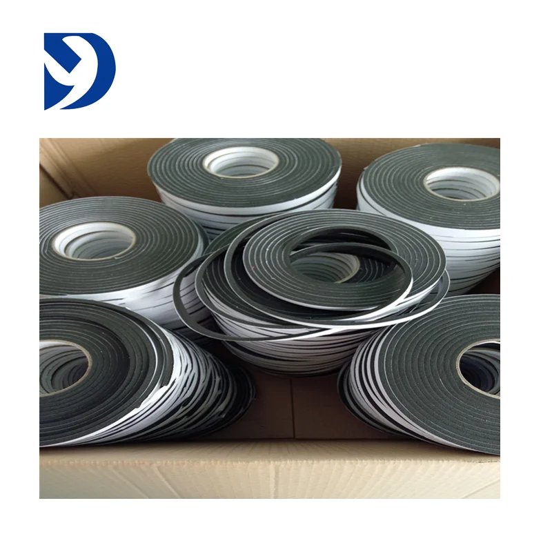 Flexible Waterproof NBR, PVC, CR Adhesive Rubber Foam Seal Strip