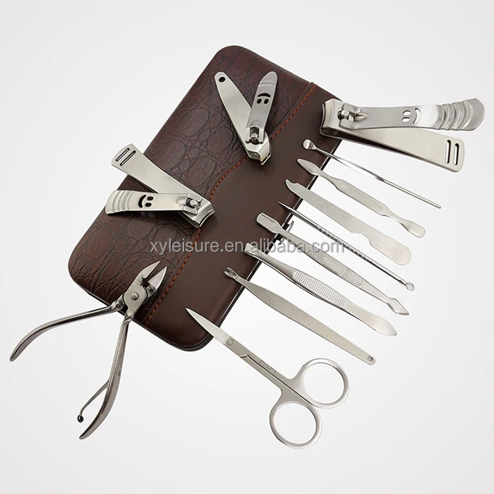 12 in 1 stainless steel nail cutters set