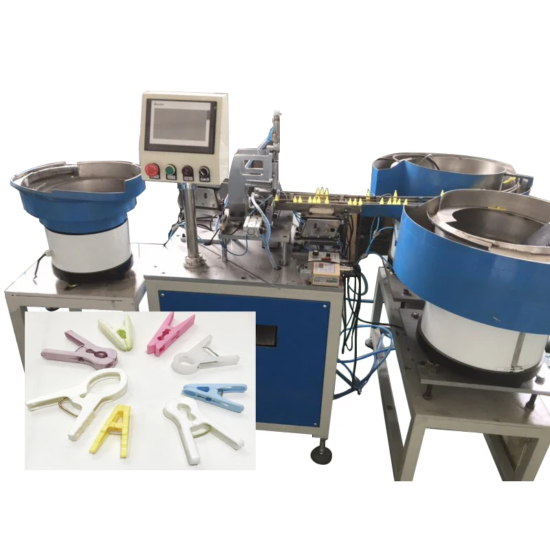 
Clothes Clamp cloth clip pin assembly making producing machine 