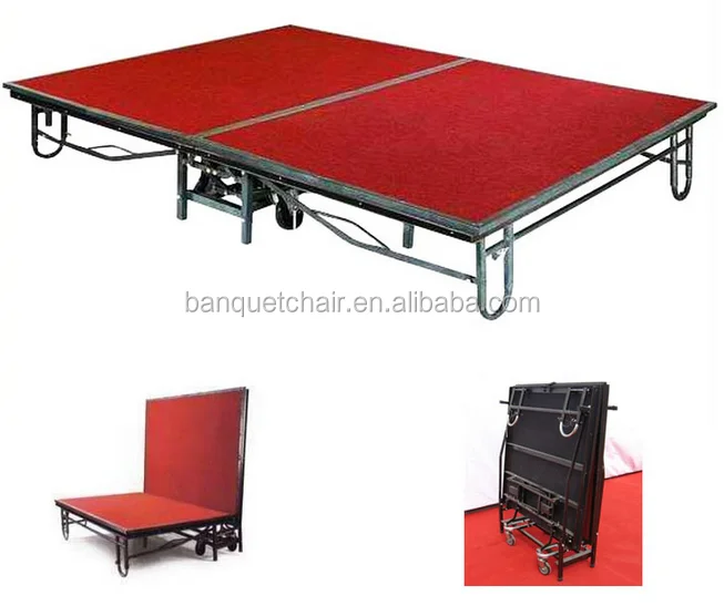 
Cheap trailer folding mobile stage for sale FT-801 