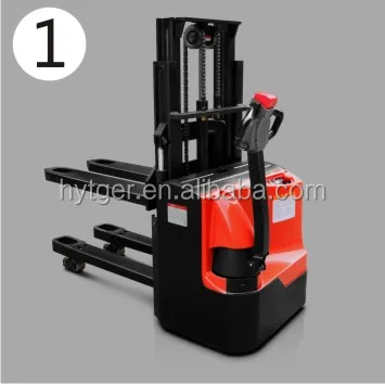 1.2Ton New Style Double Lift Full Electric Stacker With Charger