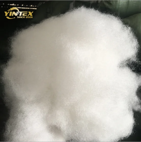 China High quality 0.9D ~ 15D Hollow Fibre Filling