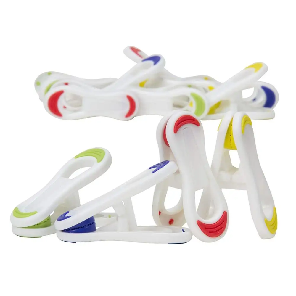 Sturdy Clothesline Pins for Drying Clothes Large Plastic Clothespins Hanger Clips Pegs Laundry Clamps
