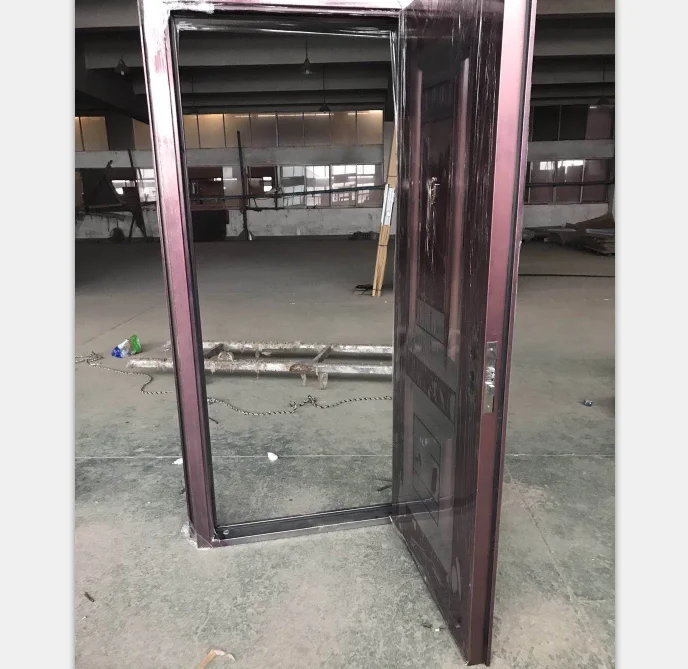 The Latest Popular Exterior Steel Security Door with Iron Grill Ventilation Door for Home
