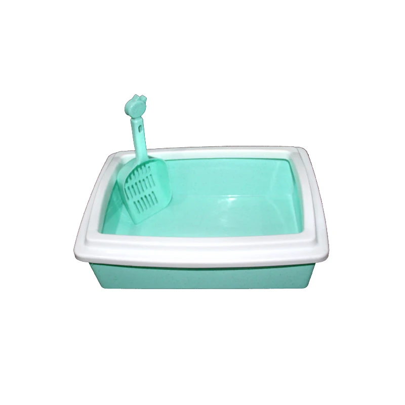 
New Cat Toilet Plastic Cat Litter Box 