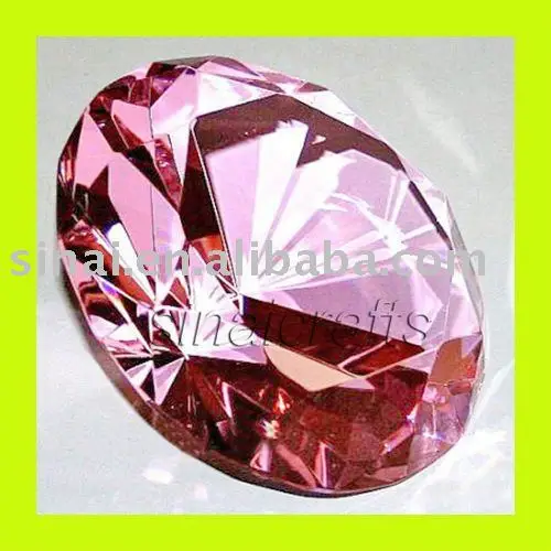 Red Decorative Crystal Diamond