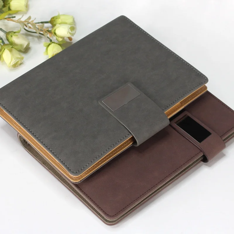 
Elegant Style Ring Spiral Pocket Inset notebook magnet closure for all kinds of Professions Careers Usage 