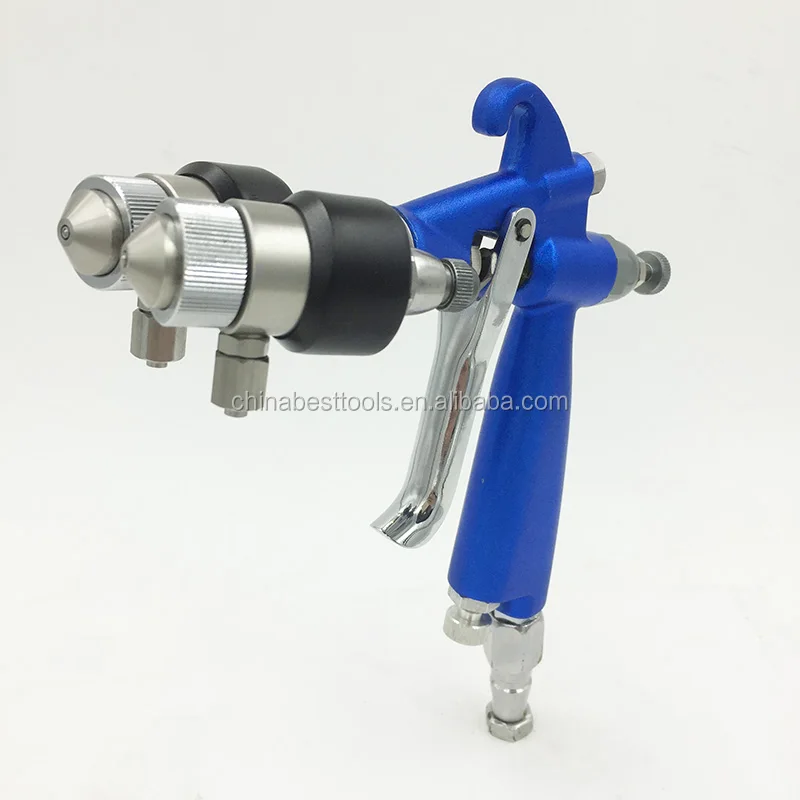 1201 hvlp airbrush paint guns spray on nano chrome pneumatic paint gun auto dual nozzle sprayer