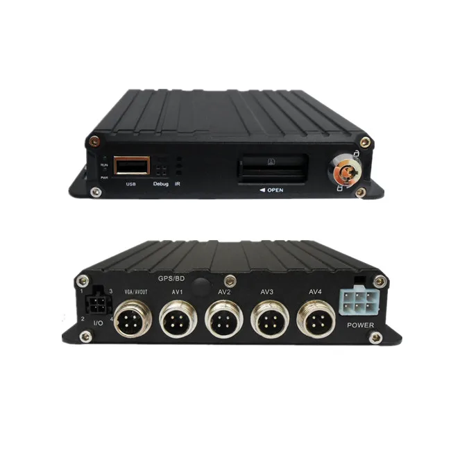 
Motion Detection 3G 1080p Mobile Bus CCTV Remote Live View WIFI GPS Car DVR SD Card Vehicle 4CH MDVR 