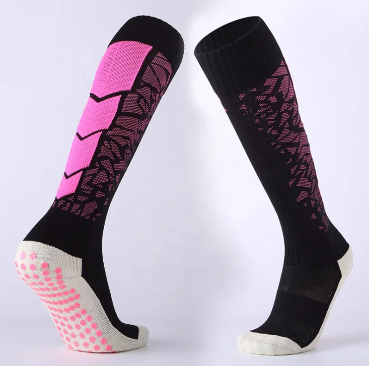 KANGYI Sports wear Men grip stockings Wholesale anti slip Soccer football socks