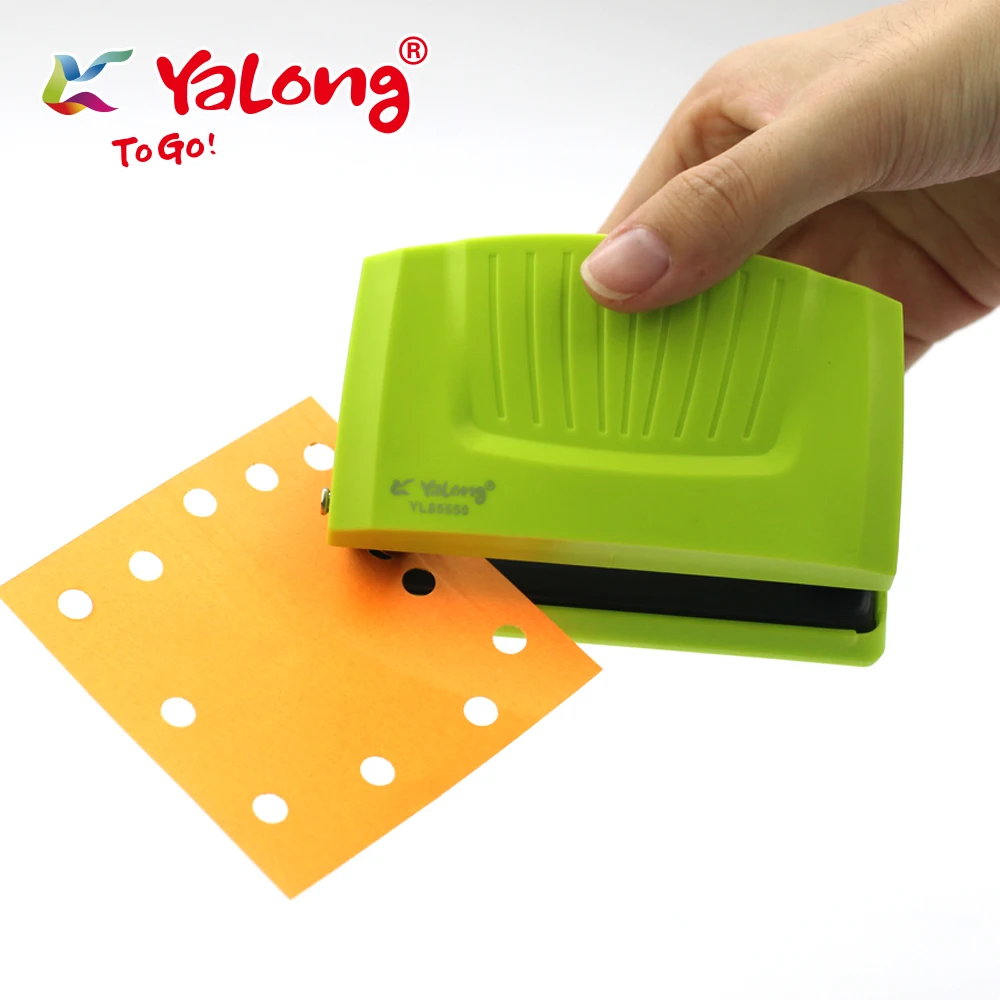 yl85550 Hot sale & high quality portable paper hole puncher pneumatic hole puncher for paper