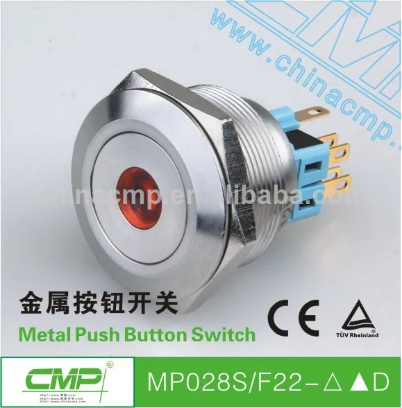 /сс металлический водонепроницаемый кнопки микро переключатель 12v