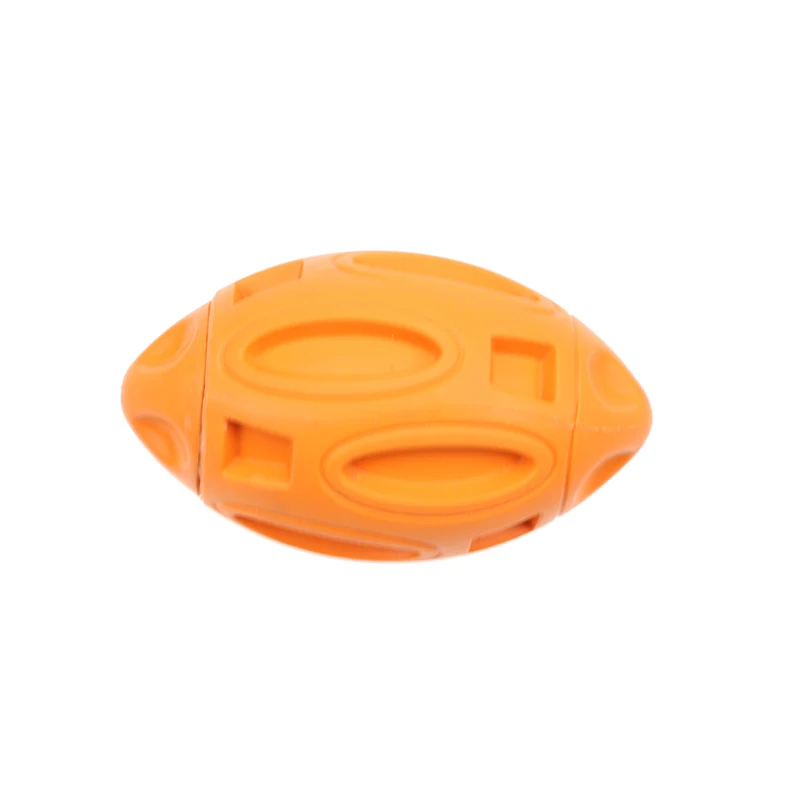 Резиновая жевательная игрушка для собак OEM/ODM для регби, резиновый мяч, игрушка для собак, производитель по индивидуальному заказу