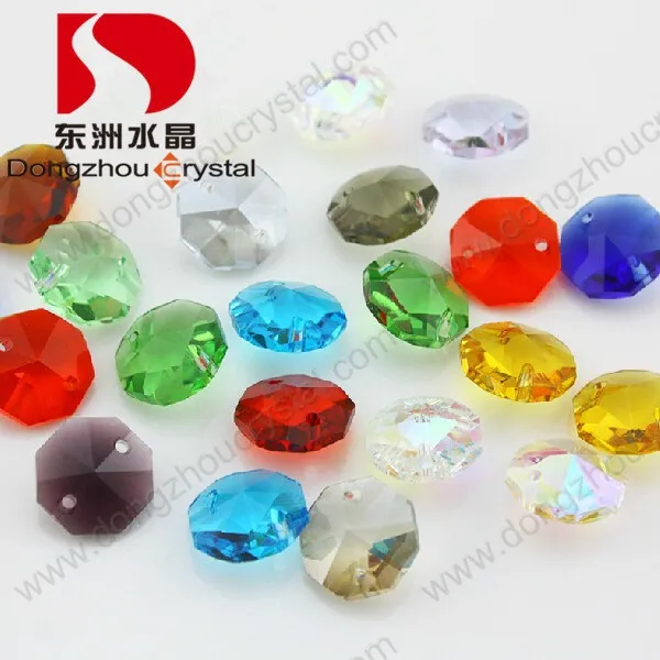 Hot sale octagonal glass crystal chandelier trimming decor