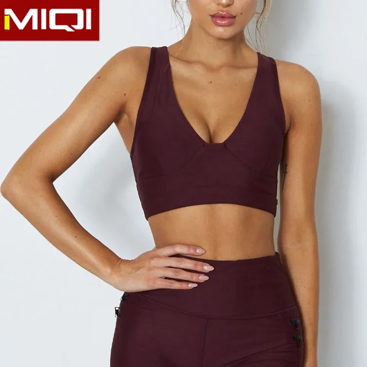 Manufacturer Women Gym Clothing Sexy Yoga Bra Sports Bra Top Plus Size Fitness Bra