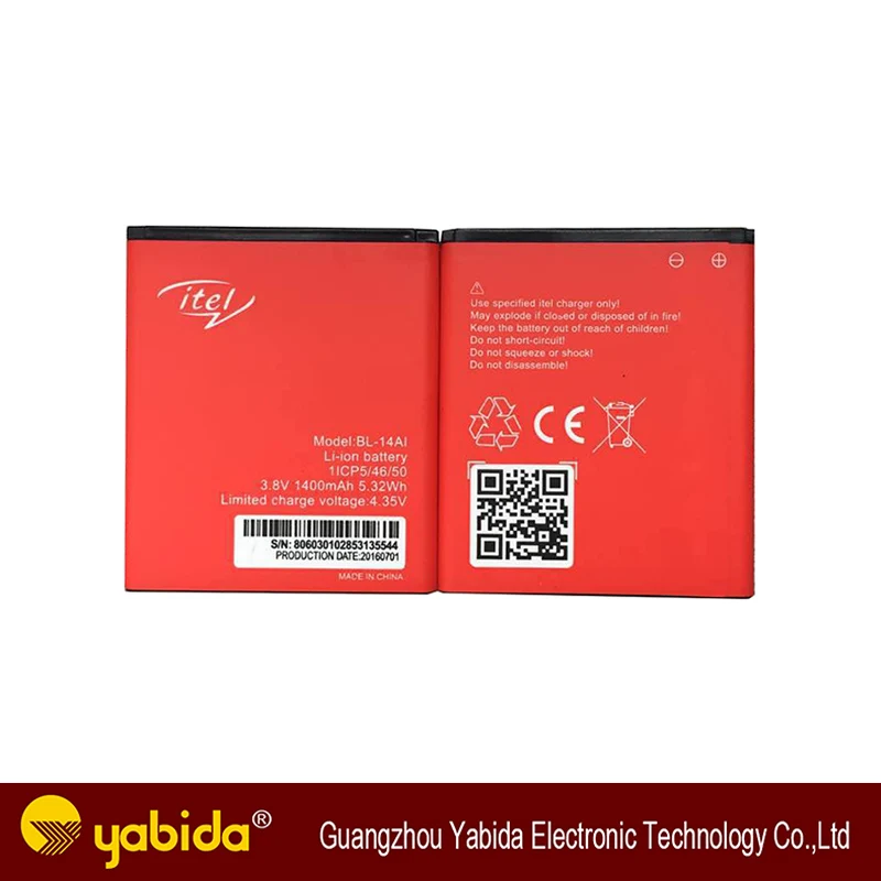 High-Capacity Replacement Internal Battery itel BL-14AI for mobile phone