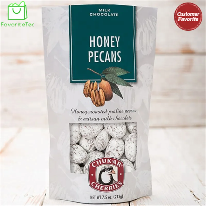 Brilliant Yellow Aluminum Foil Food Grade Popcorn Packaging Zipper Pouch