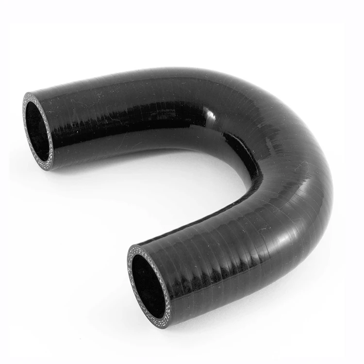 High Temp 4-6ply Reinforced ID 60mm 2 1/3 Inch 180 Degree Elbow Silicone Coupler Hose