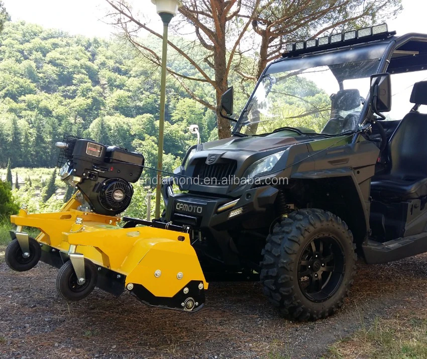 14hp BS engine UTV front-mounted flail mower/120cm work width quadbike mulcher/13HP meadows cut mower/15hp utv hammer lawn mower