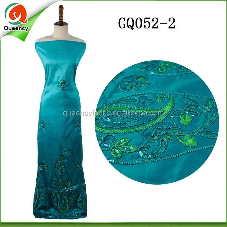 GQ063 Queency Latest Elegant India George Wrappers African George Fabric for Wedding and Party