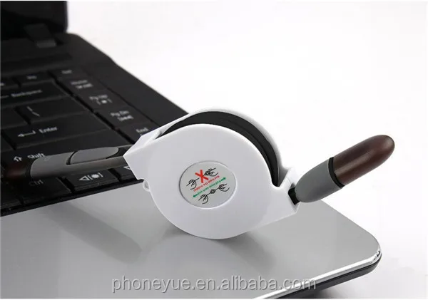 Бесплатный образец белого цвета retratable 2 в 1 usb кабель для передачи данных для iphone и для samsung