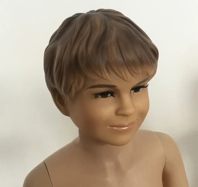 Wholesale kids dress model plastic egg head child mannequin