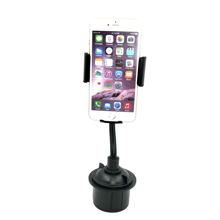 Car Cup Holder Phone Mount, Adjustable Gooseneck Cell Phone Holder with 360 Rotatable Cradle for iPhone Xs/X//Samsung s10