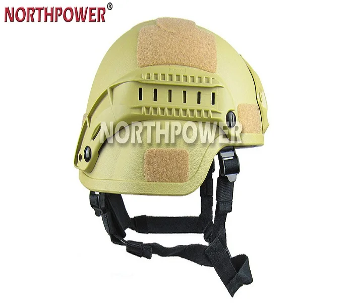 MICH 2000 Tactical Helmet With NVG Mount and Side Rail Wargame CS Tactical Helmet