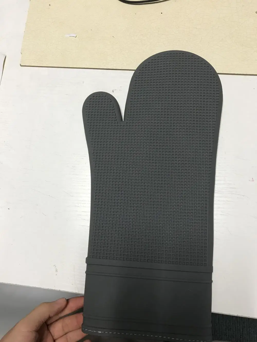 
Silicone Thickening Oven Mitts, Extra Long Professional Heat Resistant Potholder Gloves Oven Mitt, Microwave Oven Baking Anti 