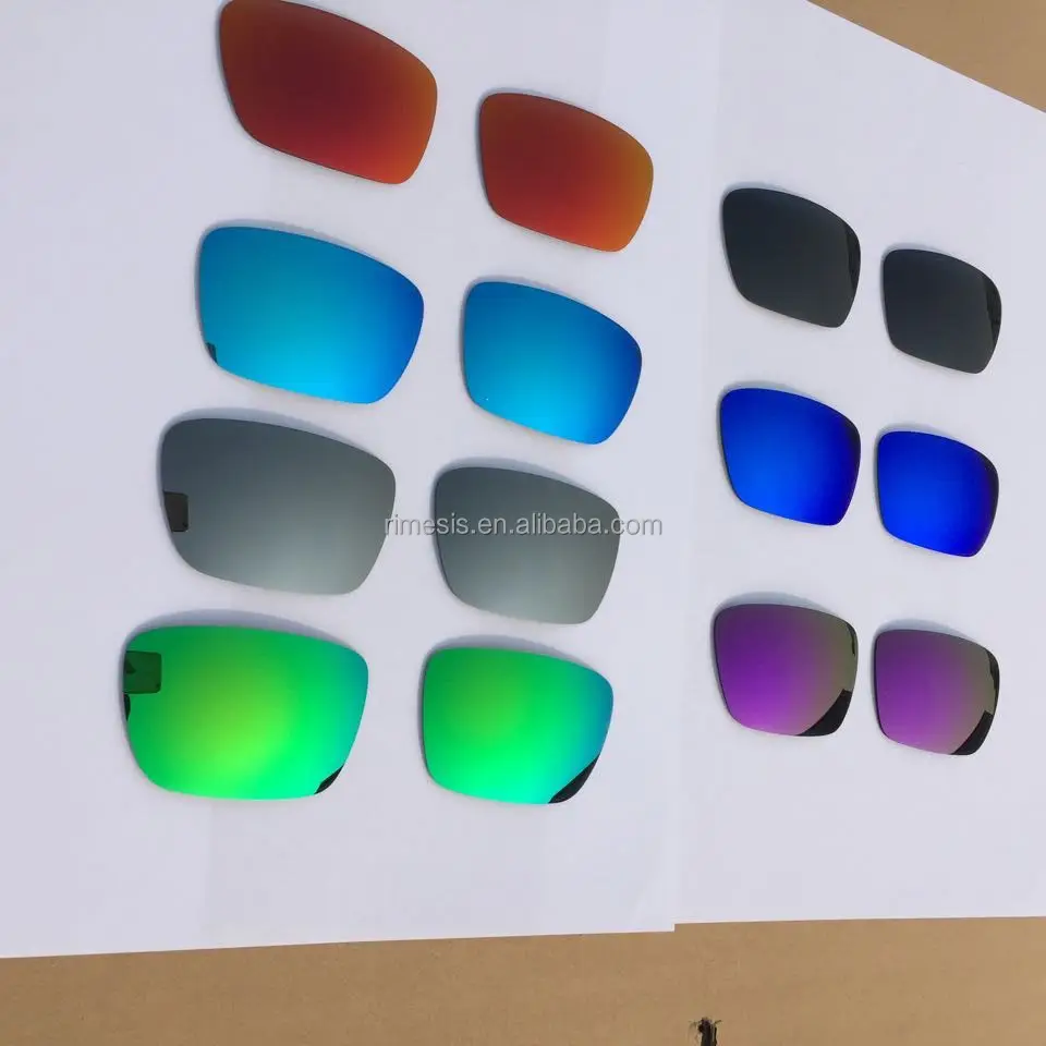 Customized plano TAC lens Blue Polarized mirror lens