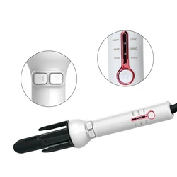 CHJ-QS105 High Quality Hot Tools Easy Use Automatic Rotating Hair Curling Iron