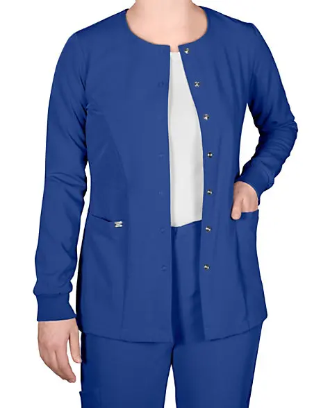 Custom Ladies scrub Jacket hospital jackets doctor nurse uniform