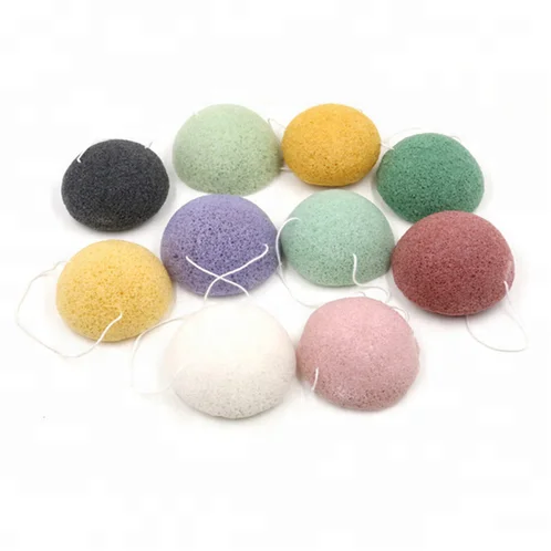 Оптовая продажа, 100% натуральная губка для мытья лица Kojac