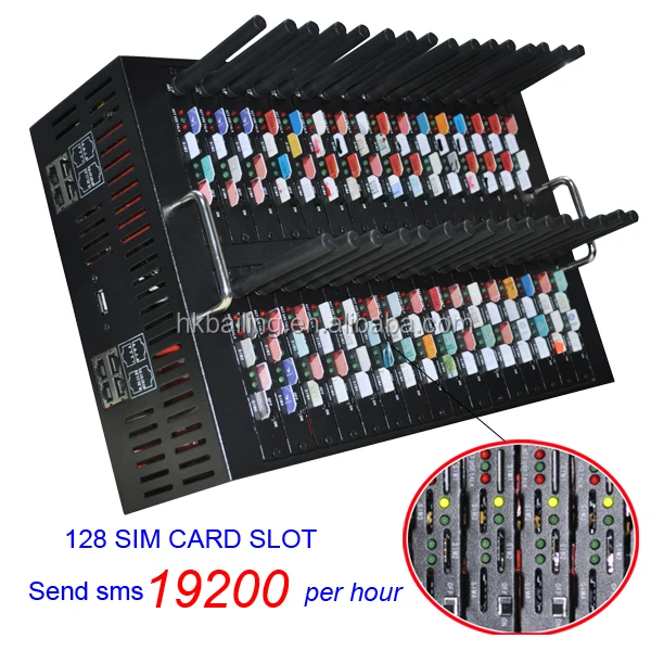  2G 3G 32 порта 128 SIM модем пул GSM беспроводной фиксированный терминал массовый sms gsm