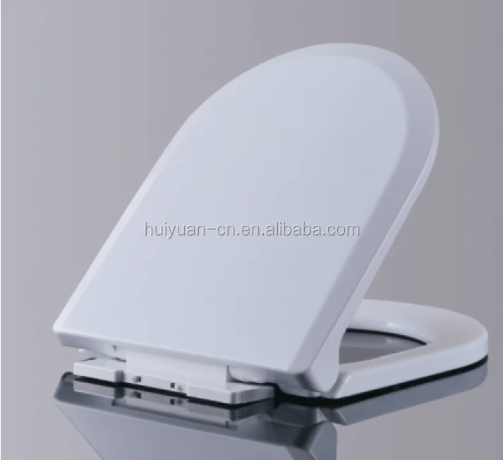 HY-105 d squared polypropylene toilet soft close seat cover toilet seats