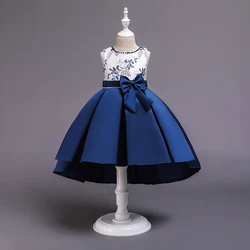 2019 European American children fashion Christmas princess dress Princess Wedding Dress For Children Party Clothes