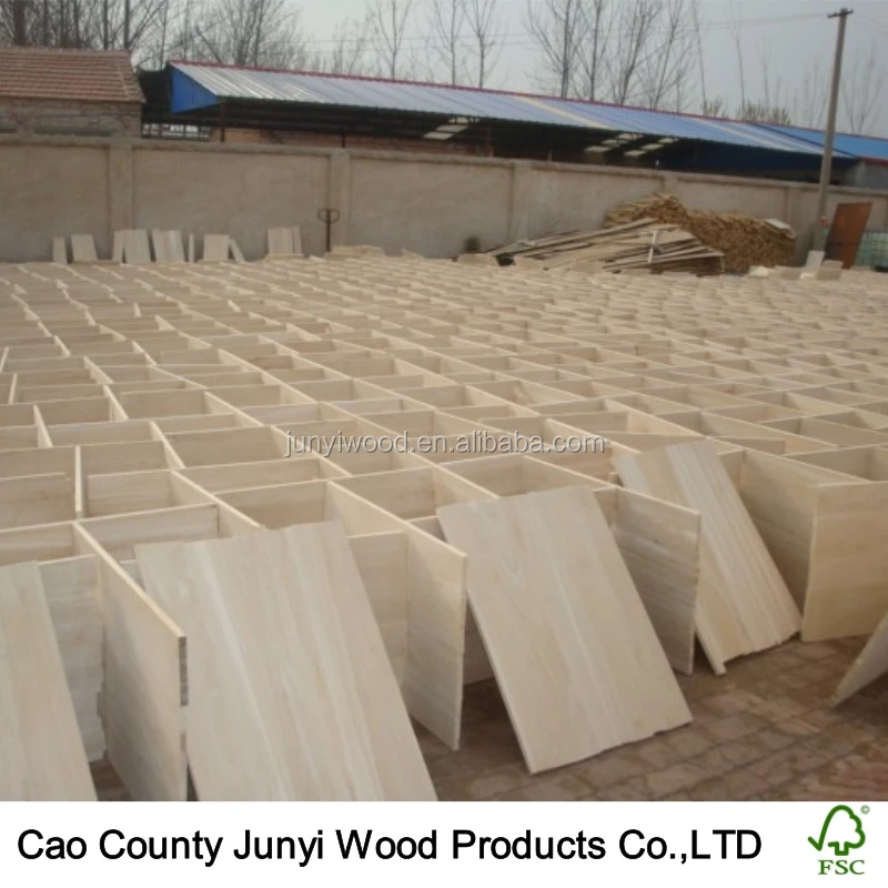 Отбеленная Высококачественная древесная доска павловнии