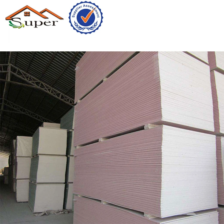 Gypsum Board Standard Size Fireproof Ceiling Board Manufacturer Gypsum Plasterboard