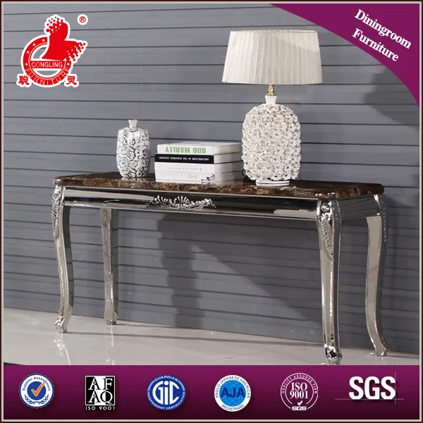 high quality marble console table with mirror C8052