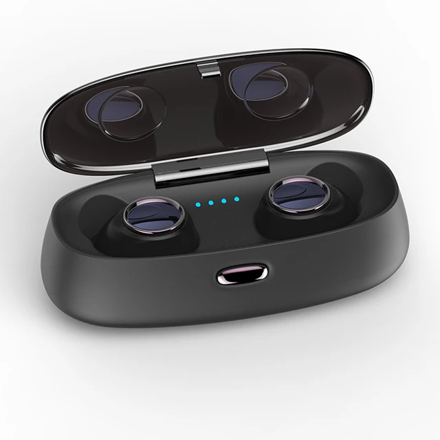 
High Quality Earbud Wireless Headset bluetooths headphone neckband Twins Ture V5.0 Stereo sport earphone 