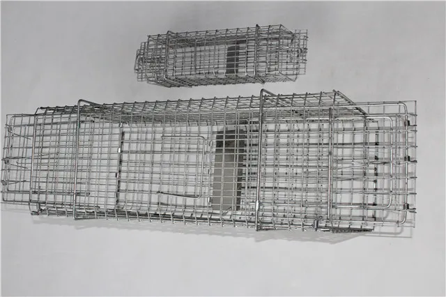 Mouse Cage Animal Foldable Trap Large Animal Box Trap For Possum Cat Rabbit Woodchucks Hare