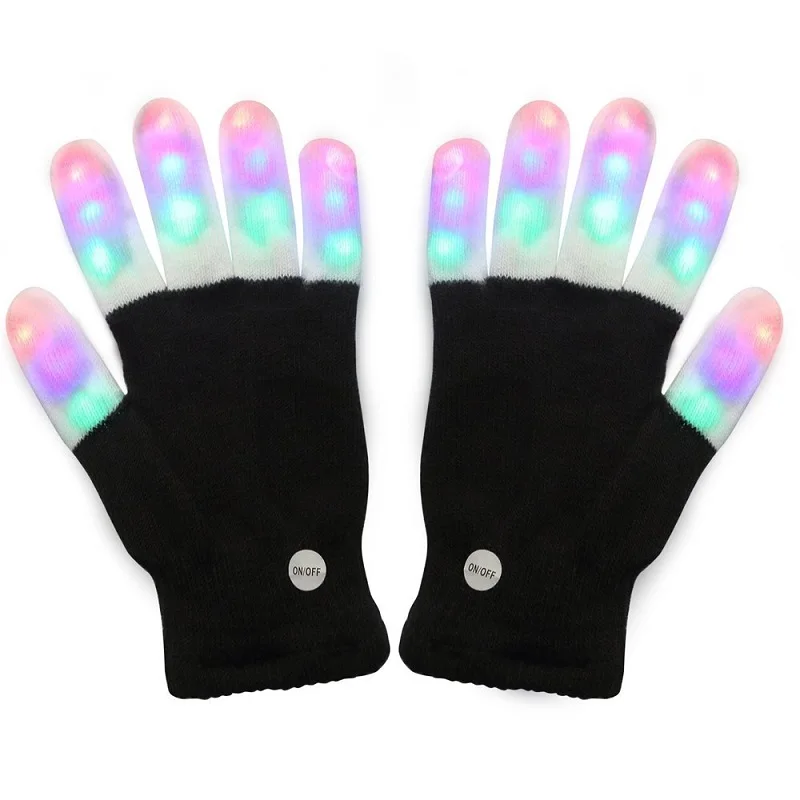 China manufacture festival party supplies sample free flashing light up led glove for christmas