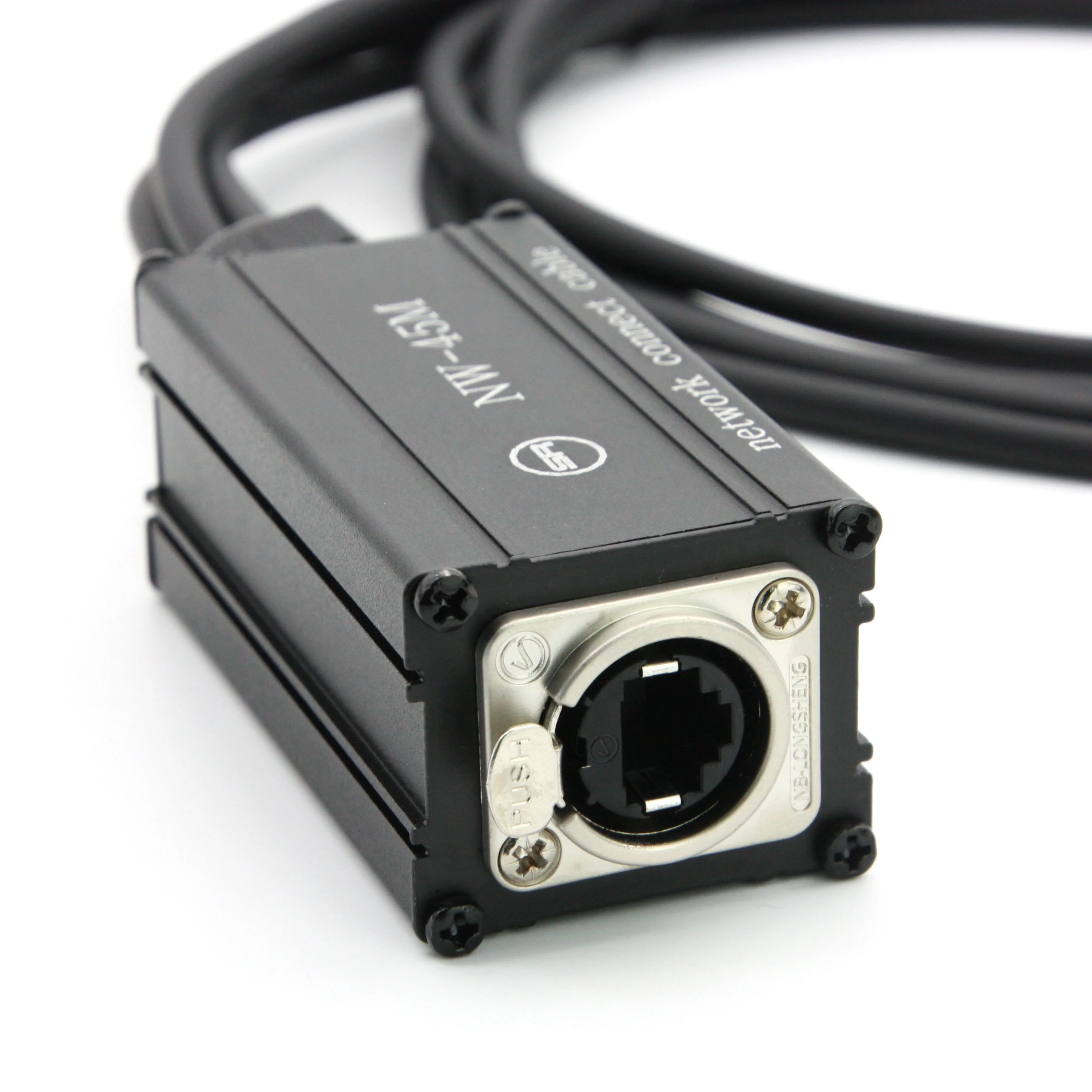 
4CH DMX Multii Network Connect Cable Shelded CAT6 cable with etherCon male 