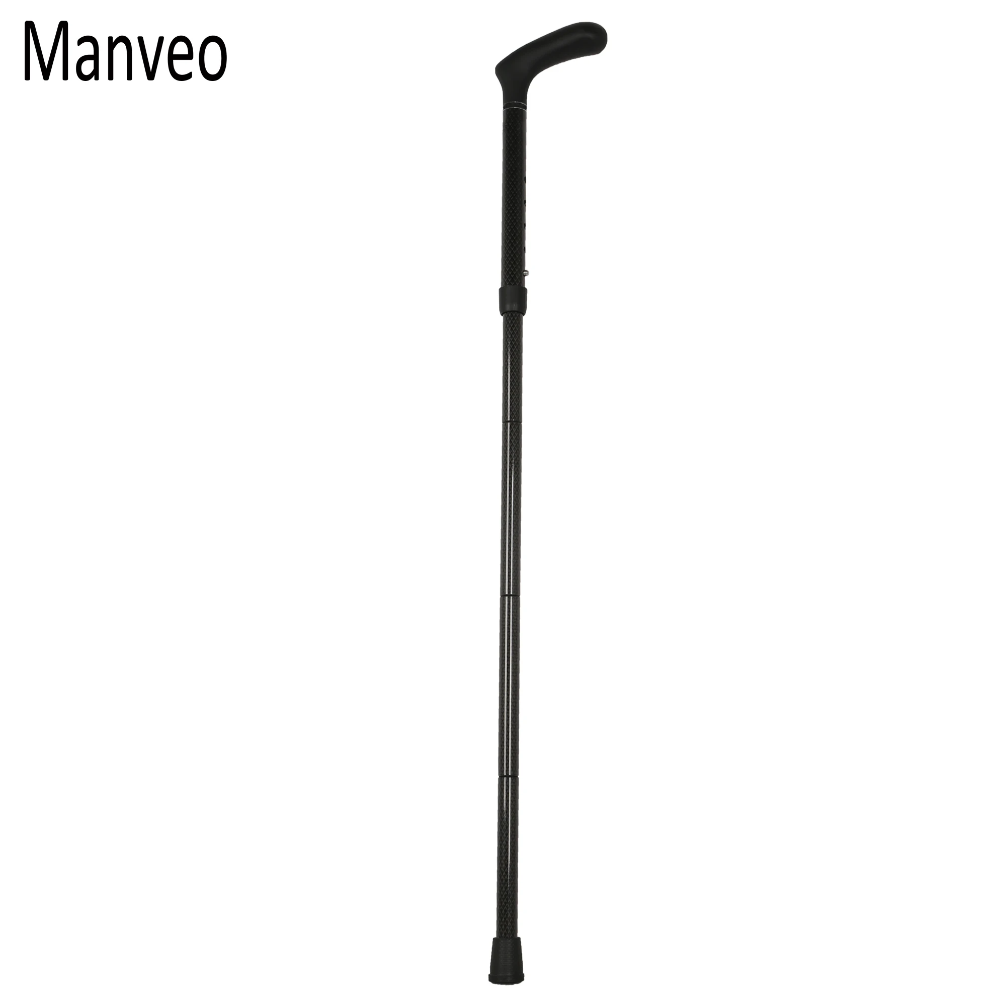 Carbon Fiber Cane  Light Walking Stick adjust Staff  Folding Crutches  Manveo